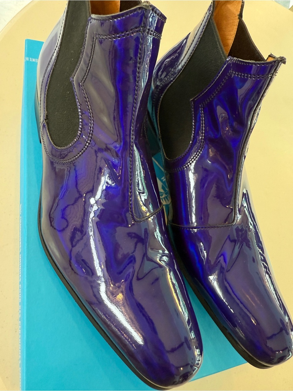 John Fluevog Executor Rigas Chelsea Boots Size 7M - Picture 7 of 14